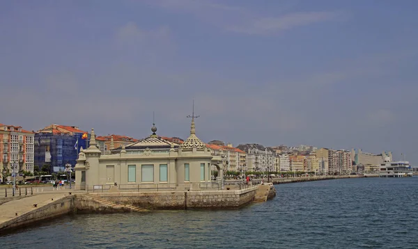 Vallen Strandpromenaden Regionen Kantabrien Kapital Staden Santander — Stockfoto