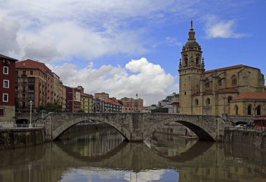 nehir Nervion İspanyol City Bilbao çıkabilir