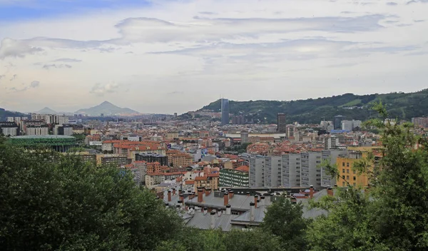 Paisaje Urbano Bilbao Capital Del País Vasco — Foto de Stock