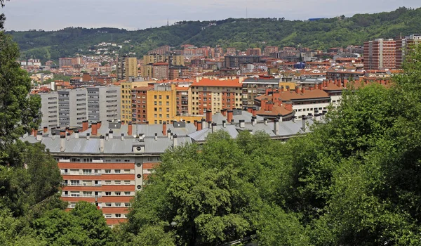 Het Stadsbeeld Van Bilbao Hoofdstad Van Baskenland — Stockfoto