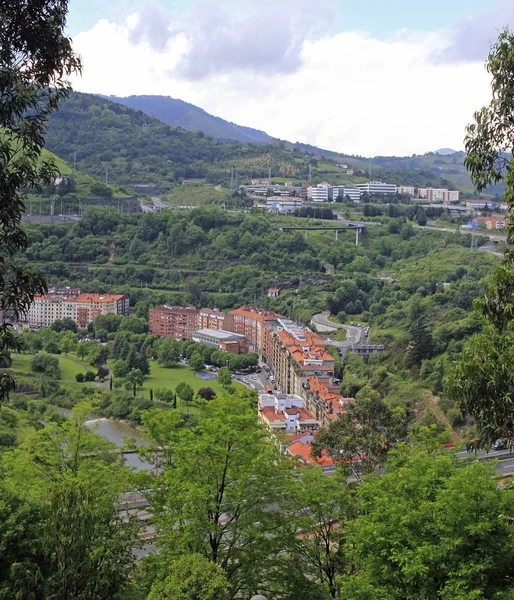 Paisaje Urbano Bilbao Capital Del País Vasco — Foto de Stock