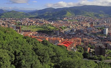 Bilbao, Bask Ülkesi başkenti cityscape