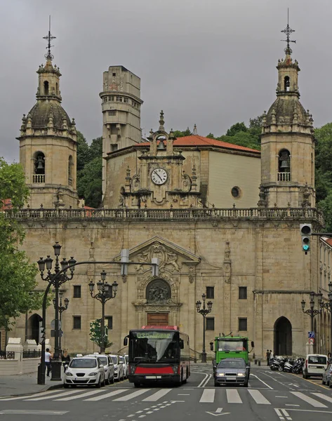 Bilbao Spanya Mayıs 2018 San Nicolas Catedral Veya Katedrali Saint — Stok fotoğraf