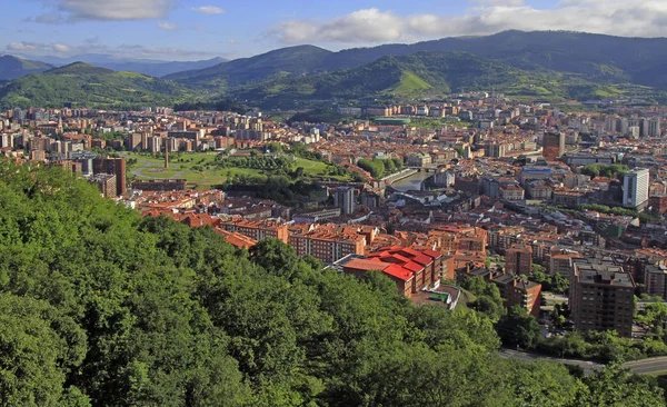 Paisaje Urbano Bilbao Capital Del País Vasco — Foto de Stock