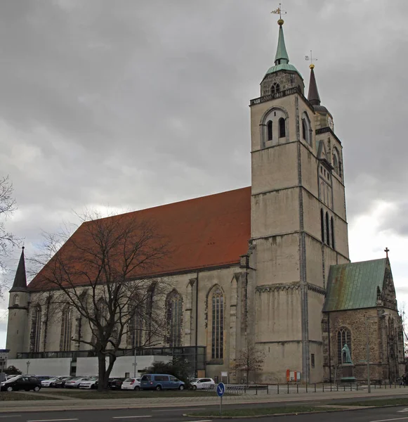 Εκκλησία Του Αγίου Ιωάννη Στη Γερμανική Πόλη Μαγδεβούργο — Φωτογραφία Αρχείου