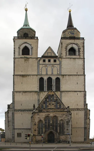 John Church Niemieckim Mieście Magdeburg — Zdjęcie stockowe