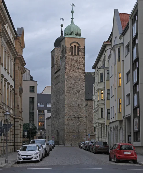 Церква Святої Себастьян Німецькому Місті Magdeburg — стокове фото