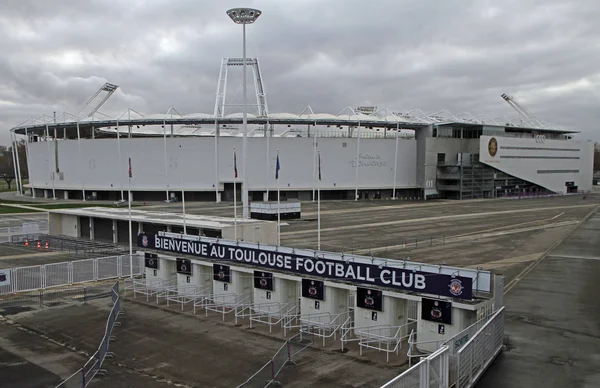 Toulouse France December 2018 Footbal Stadium French City Toulouse — Stock Photo, Image