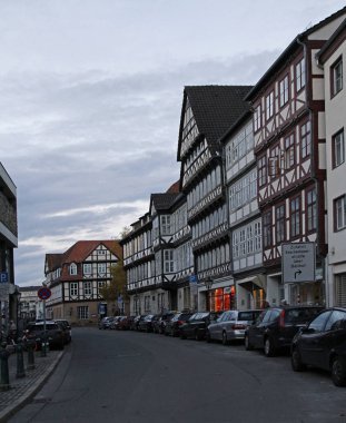Hannover, Almanya Eski şehrin yarı ahşap binalar