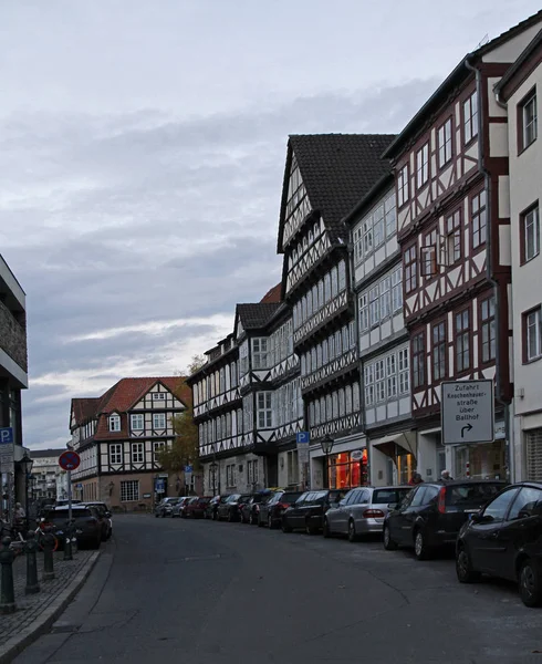Edifícios Meia Madeira Cidade Velha Hannover Alemanha — Fotografia de Stock