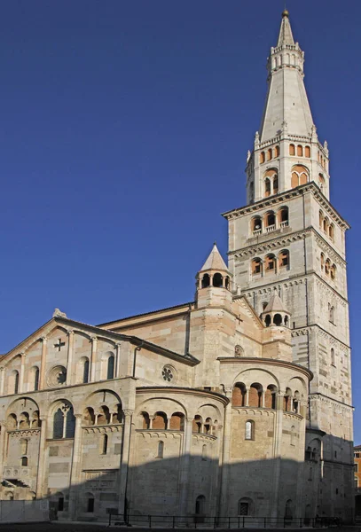 Chrám Věnovaný Nanebevzetí Panny Marie Italském Městě Modena — Stock fotografie