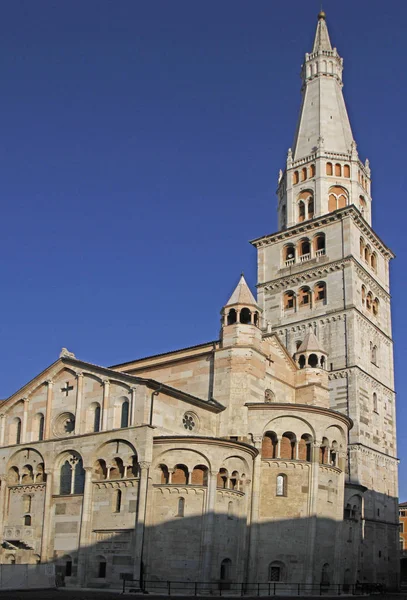 Catedral Dedicada Asunción Virgen María Ciudad Italiana Módena —  Fotos de Stock