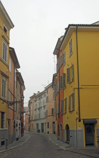 Rua Estreita Cidade Italiana Parma — Fotografia de Stock