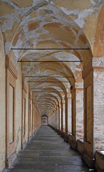 San Luca Arcade Bolonha Mais Longo Alpendre Mundo — Fotografia de Stock