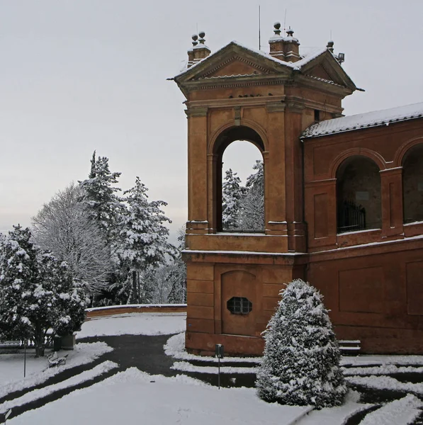 Vista Paisagem Santuário San Luca Bolonha Itaiana — Fotografia de Stock