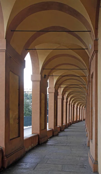 San Luca Arkade Bologna Ist Die Längste Veranda Der Welt — Stockfoto
