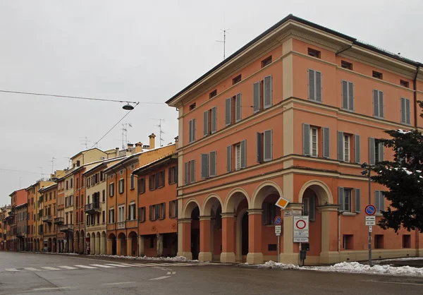 Blick Auf Die Straße Der Altstadt Von Bologna Italien — Stockfoto