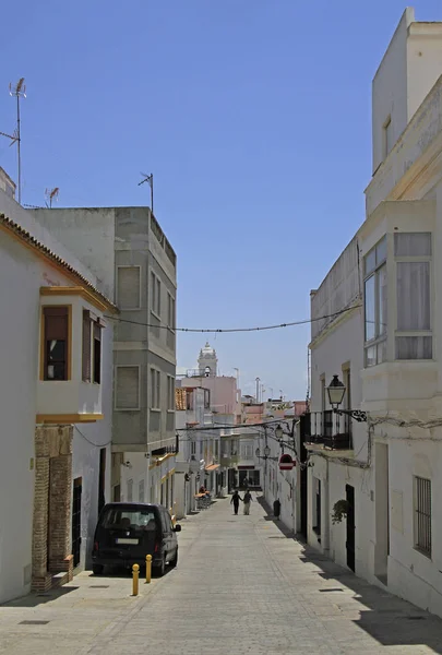 Straat Oude Stad Van Spaanse Stad Tarifa — Stockfoto