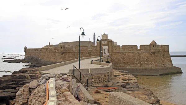 Замок Сан-Себастьян Кадіс, Іспанія — стокове фото