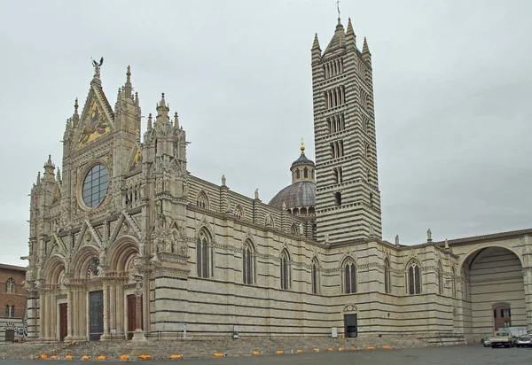 Iglesia Medieval Catedral Siena Italia — Foto de Stock