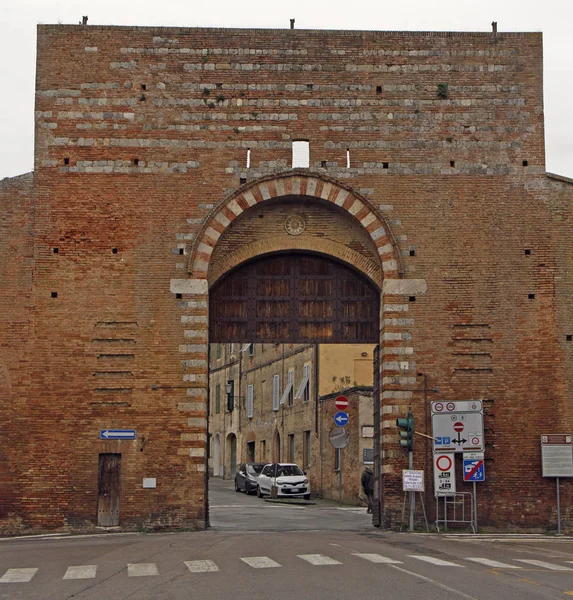 Vista Para Porta San Marco Resto Dos Portões Que Encontraram — Fotografia de Stock