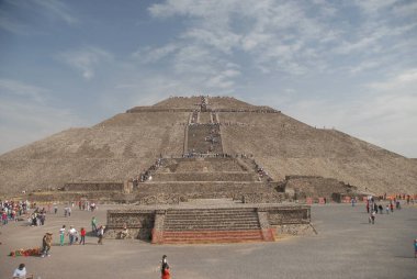 Teotihuacan Meksika 'da Güneş Piramidi