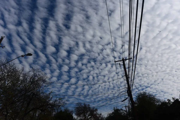 Austin 'de kış bulutu. Sahne Austin, Teksas, ABD 'de çekildi.