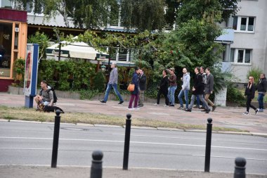 Chemnitz, Germany - September 01, 2018: Afd demonstration Trauermarsch