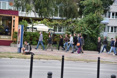 Chemnitz, Germany - September 01, 2018: Afd demonstration Trauermarsch