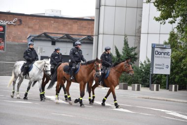 Chemnitz, Germany - September 01, 2018: Afd demonstration Trauermarsch