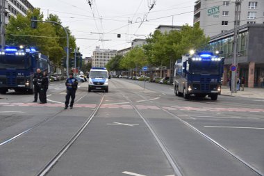 Chemnitz, Germany - September 01, 2018: Afd demonstration Trauermarsch