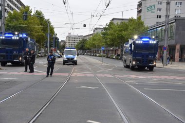 Chemnitz, Germany - September 01, 2018: Afd demonstration Trauermarsch
