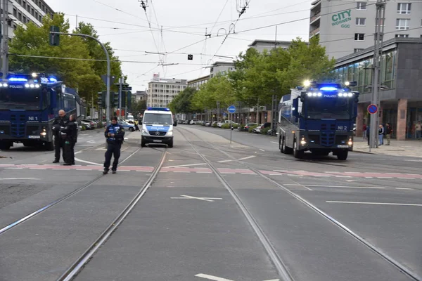 Chemnitz, Germany - September 01, 2018: Afd demonstration Trauermarsch