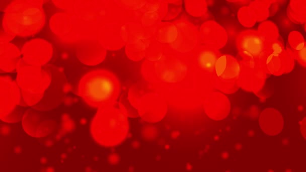 ボケ味を持つ抽象的な濃い赤の背景デフォーカス ライト — ストック動画