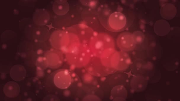 Fond rouge foncé abstrait avec des lumières défocalisées bokeh 