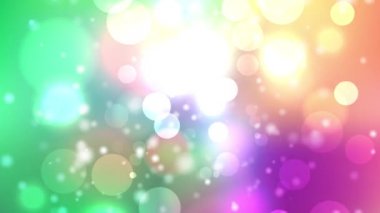 Renkli daireler Video arka plan soyut bokeh hareket