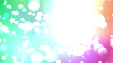 Renkli daireler Video arka plan soyut bokeh hareket