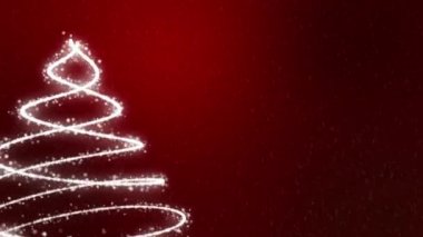 Noel ağacı arka plan - Merry Christmas kırmızı