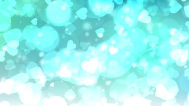 Mavi, bulanık, bokeh arka plan ışıklar. Soyut parıldıyor. Full Hd