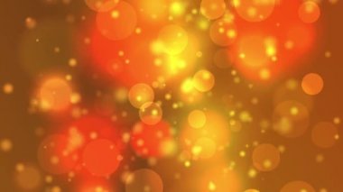 sarı turuncu arka plana altıgen bokeh ışıklar