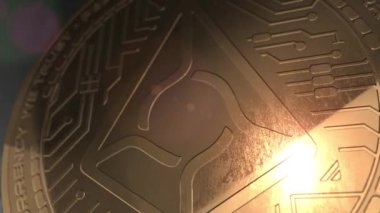Kripto para birimi augur sikke 3d işleme blockchain