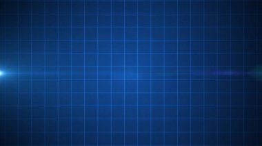 Animasyonlu mavi Ekg ekran kalp nabız tıp