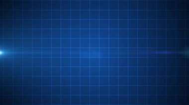 Animasyonlu mavi Ekg ekran kalp nabız tıp