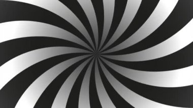 dönen bir hipnotik soyut spiral döngü