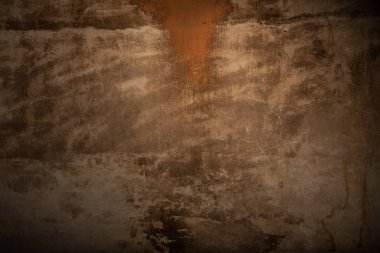 Koyu kahverengi arka plan beton doku duvar grunge paslı