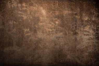 Koyu kahverengi arka plan beton doku duvar grunge paslı