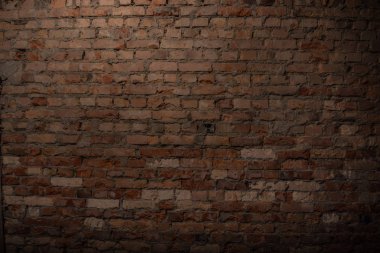 duvar kırmızı renk geniş panorama tuğla duvar