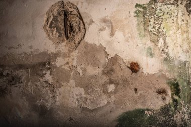 Koyu kahverengi arka plan beton doku duvar grunge paslı