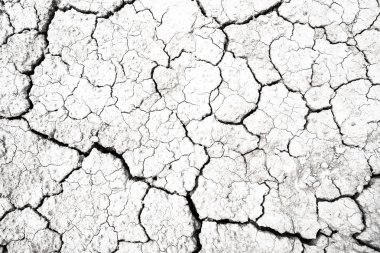 Kurutulmuş ve kırık çöl zemin dokusu arka plan