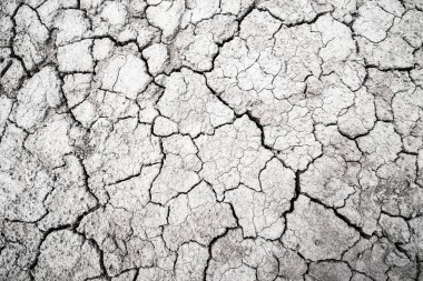 Kurutulmuş ve kırık çöl zemin dokusu arka plan